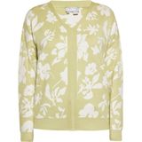 usha - Pullover - Met Bloemenmotief - V-hals - Lange Mouwen