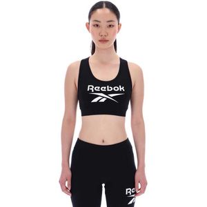 Reebok - Classics Monroe Scoop Big Logo - Sportbeha - Zwart