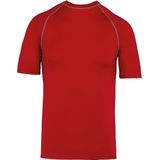 PROACT - Functioneel T-shirt - Sporty Red - Korte Mouwen - Anti-UV-bescherming PA4007