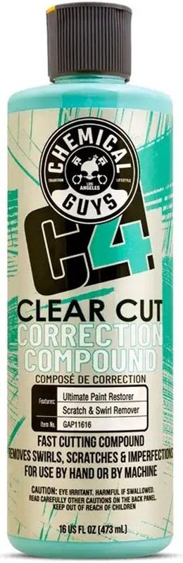 Chemical Guys - C4 Clear Cut - Correction Compound - 946ml - Matig Abrasief
