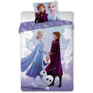 Diepvries Kinderbeddengoed 160x200 cm - Elsa & Olaf