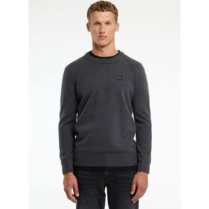 Chasin' - Pullover 31110008 - Midden Grijs