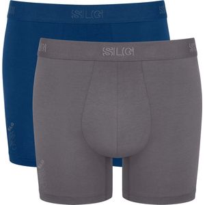 Sloggi - SLG Base Short C2P - Onderbroek - Grijs Blauw