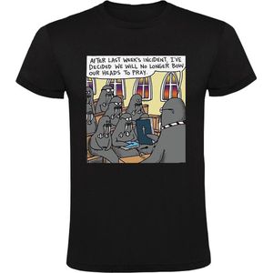 Walrus Heren T-shirt - kerk - bidden - tanden - dieren