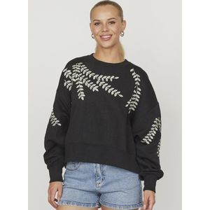 SISTERS POINT Hike-sw6 - Dames Trui - Black/Porcelain - Maat S