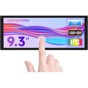 9.3 inch Capacitive Touch Display voor Raspberry Pi - Hoogwaardige IPS Scherm met Hoge Helderheid en Verstelbare Helderheid