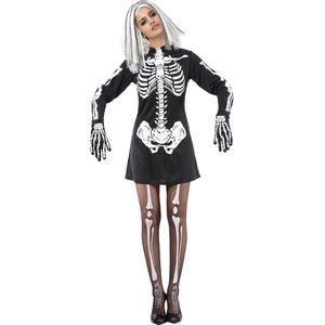 Halloween skeletten kostuum voor dames - Verkleedkleding - One size