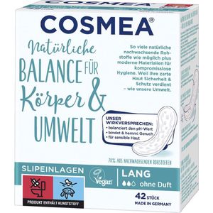 Cosmea® | 42 inlegkruisjes LANG | Gevoelige huid | super zacht | vegan | pH balans