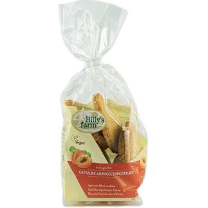 Billy's Farm Biologische Gevulde abrikozenkoekjes (DOOS 8x200 gram grootverpakking) NL-BIO-01