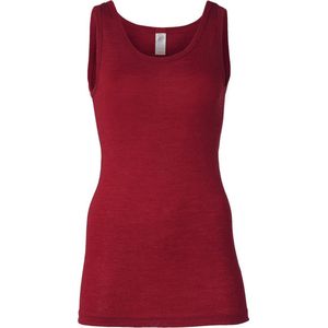 Dames Hemd Zijde Merino Wol Engel Natur bordeauxrood 46/48xl