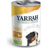 Yarrah Dog Blik Brokjes In Saus - Kip - Hondenvoer - 12 x 405 g