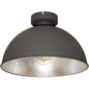 Artdelight - Plafondlamp Curve Ø 31 cm grijs-zilver