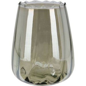 Nampook - Theelichthouder - Groen - 11x14 cm - Woninginrichting