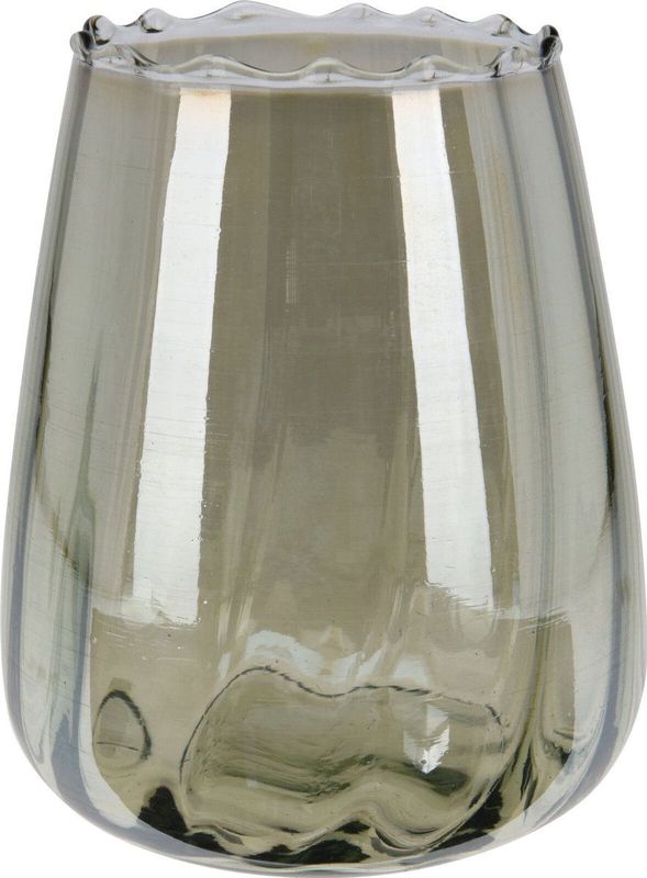 Nampook - Theelichthouder - Groen - 11x14 cm - Woninginrichting