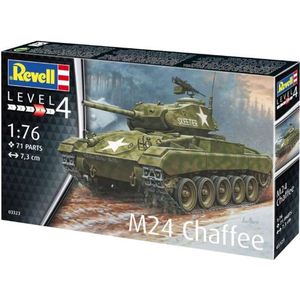 1:76 Revell 03323 M24 Chaffee Tank Plastic Modelbouwpakket