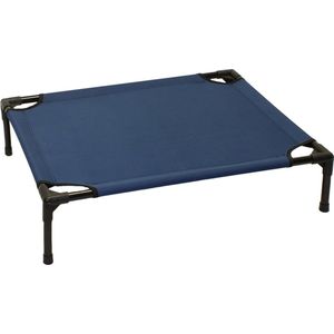 Topmast Classic - Hondenstretcher - 122 x 91 x 23 cm - Blauw - Hondenbed - Honden Ligbed - Stretcher - Opvouwbaar