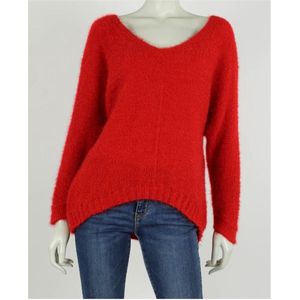 Trui Sofia - Rood - One Size (Maat 38 tot 40)