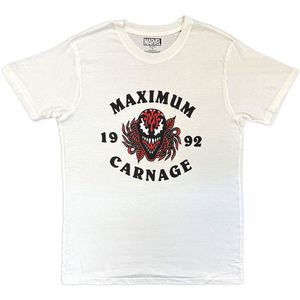 Marvel - Maximum Carnage Heren Tshirt - XL - Wit