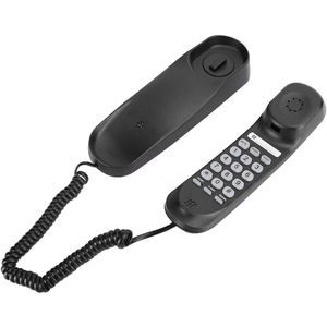 Wall/Desktop Phone, TC 990 ABS Black Table Mountable Wall Hanging Dual Desktop Phone Of Calls Phones For Hotel Guest Room Family Elevator Bathroom Stable