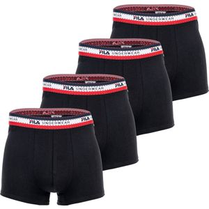 Fila - Boxershorts - Verpakking van 4 - Zacht Stretchkatoen