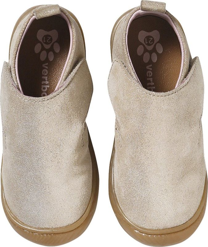 Vertbaudet - Pantoffels - Goud - Klittenband - Soepel Leer