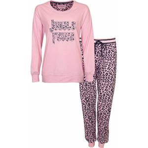 Irresistible Dames Pyjama - Katoen - Licht Roze - Maat XXL