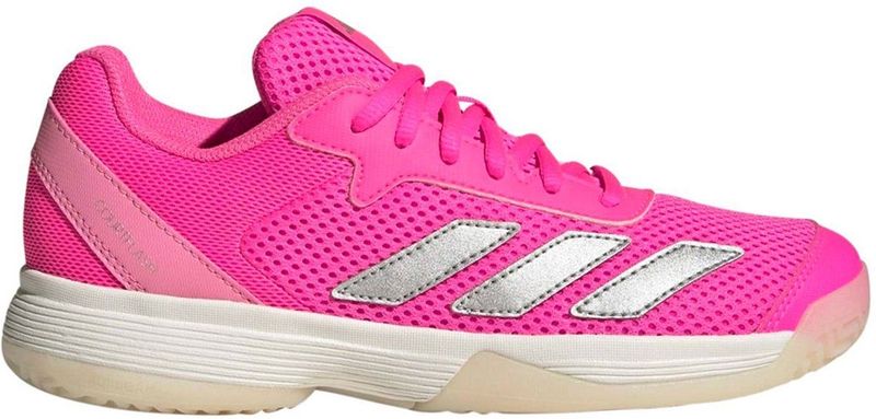 adidas Uniseks-Kind Courtflash Kids Tennis Shoes, Lucid Pink/Silver Metallic/Bliss Pink, 31 EU