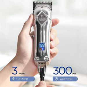 AB Shop Luxe Tondeuse Mannen Hoofdhaar - Baardtrimmer - Bodygroomer - Draadloos - Tondeuse - Oplaadbaar - Zilver