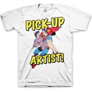 DC Comics Superman Heren Tshirt -S- Pick-Up Artist Wit