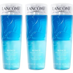 Lancôme Bi-Facil Oog Make-up Remover Trio - Voor alle Huidtypes & Waterproof Make-up - 3 x 125ml