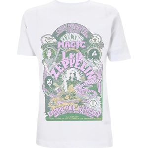 Led Zeppelin - Electric Magic Dames T-shirt - S - Wit