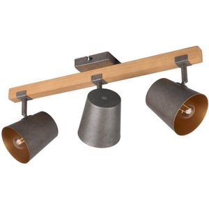 Trio Leuchten Bell Plafondspot 3x E14 Antiek Nikkel