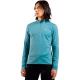 Odlo - Essential Light I - Fleece Pullover - Heren - Lange Mouwen - Halve Ritssluiting