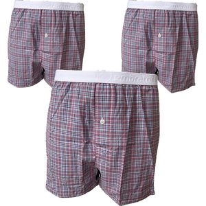 Embrator mannen Boxershorts 2-stuks geruit maat XL