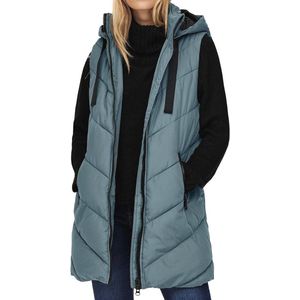 Dames Gequilt Vest met Capuchon en Ritszakken voor Koudere Dagen