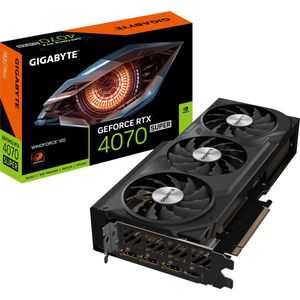 Gigabyte GeForce RTX 4070 SUPER WINDFORCE 12G - Videokaart 12GB GDDR6X - PCIe 4.0 - 1x HDMI - 3x DisplayPort