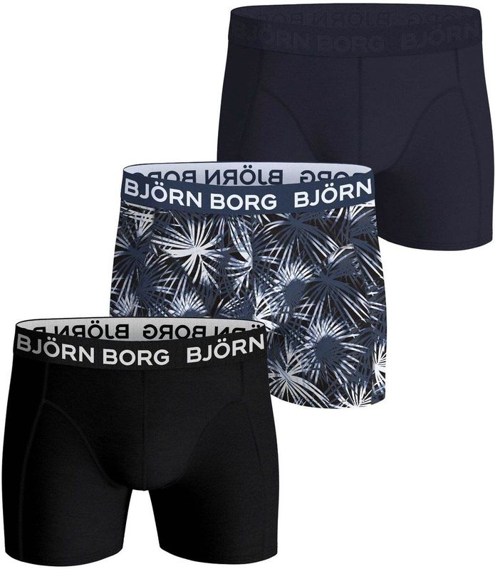 Björn Borg Cotton Stretch Boxershorts Heren (3-pack) - Maat L