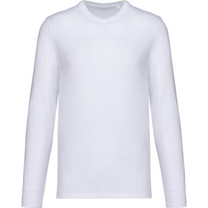 Native Spirit Ecologisch uniseks T-shirt met lange mouwen NS333 - White - XXL