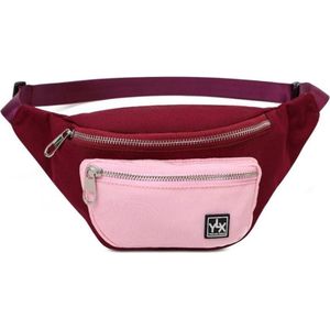 YLX Classic Heuptas. Licht roze en Bordeaux rood. Recycled Rpet materiaal. Eco-friendly