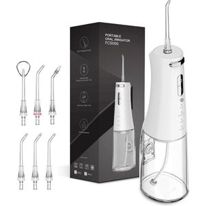 Equivera Waterflosser - Monddouche - Elektrisch Flosapperaat - Water Flosser - Waterflosser Draadloos - Water Flosser Draadloos - Draadloos en Oplaadbaar - Must have voor uw hygiëne!