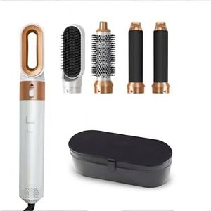 Airstyler - Hairwrap - Haarstyler Föhnborstel - 5 in 1 Multi Styler Krultang – Krulborstel & Stijlborstel Straight Brush – Krultangen