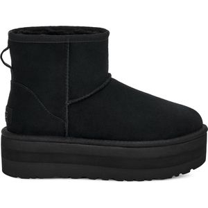 Ugg Classic Mini Platform Zwart Dames Enkelboots