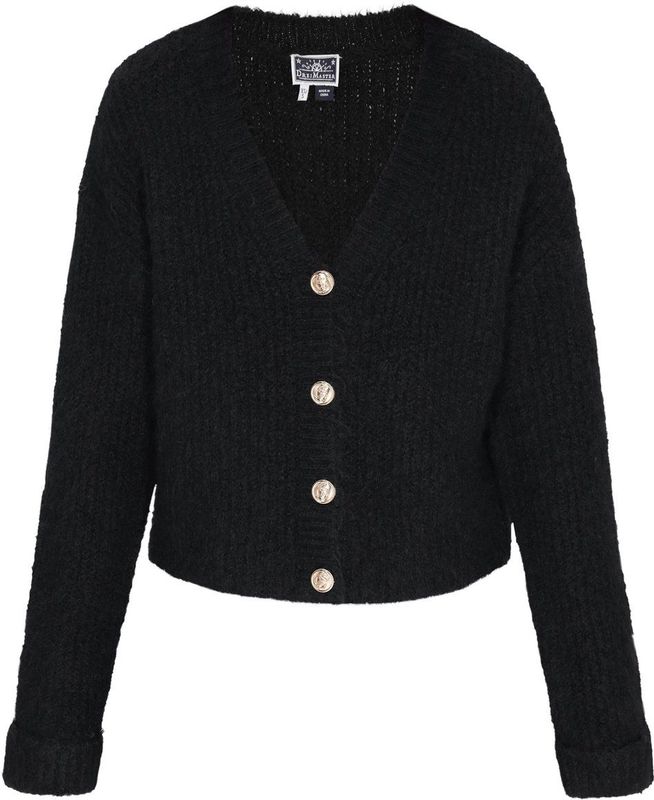 DreiMaster - Maritim - Gebreid Vest - Zwart