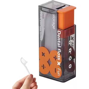 iSmile Floss Dispenser - Inclusief 10 Stuks Flossers - Tandenstokers - Flossen - Tanden flossen - Tand - Tanden - Tandenreiniging - Reinigen - Floss - Flossdraad