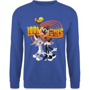 Looney Tunes Bugs Taz Tweety Sylvester Sweater Heren