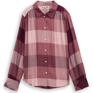 Tom Tailor Plus Size - Overhemdblouse met ruitjespatroon