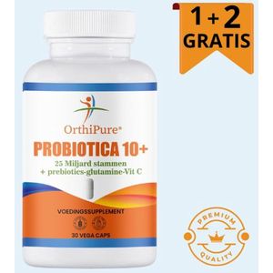 OrthiPure - Probiotica 10+ - 1+2 Gratis - 30 Vega capsules - Probioticum - Probiotica - darmflora