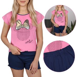 DISNEY Minnie Mouse - Meisjespyjama met korte broek, OEKO-TEX / 152