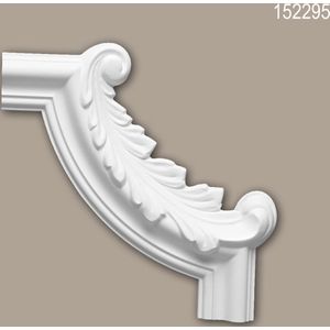 Hoekstuk 152295 Profhome Sierelement neo-empire stijl wit