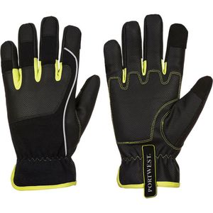Portwest PW3 Tradesman Handschoen - Zwart/Geel - XXL
